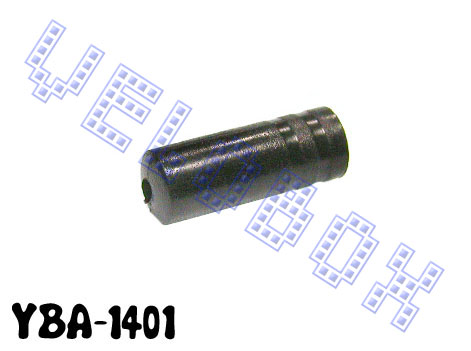 Заглушка-наконечник на оплетку троса Ø4мм, пластик, черная, упак 100шт.