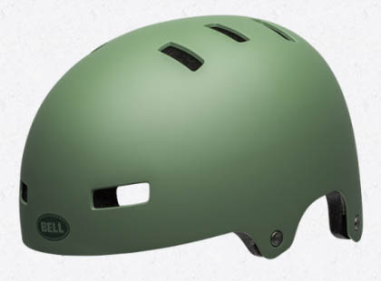 Шлем LOCAL, цвет глянцевый зеленый, размер L.