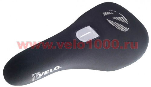Седло Pivotal, 234х131мм, чёрное, с лого "Velo". для велосипеда